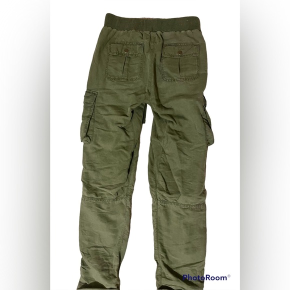 - Linen and cotton joggers, Aerie, size 2 regular, distressed look. New! - Picture 4 of 13